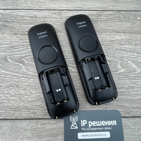 GIGASET AS690 DUO RUS, комплект из 2-х беспроводных dect телефонов